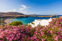 Lindos auf der Insel Rhodos in Griechenland by dieterich-fotografie