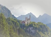 Schloss Neuschwanstein in den Allgaeuer Alpen von Susanne Winkels
