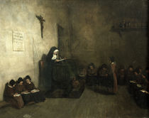 Interior of a School for Orphaned Girls von Francois Bonvin