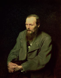 Portrait of Fyodor Dostoyevsky  by Vasili Grigorevich Perov