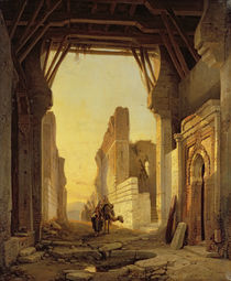 The Gates of El Geber in Morocco  by Francois Antoine Bossuet
