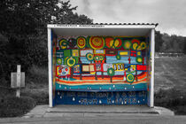 Busstop Kunst von freedom-of-art
