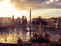 Piazza del Popolo by Anatole Klapouch