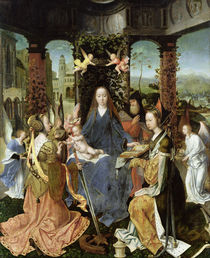 Madonna and Child with Mary Magdalene and St. Catherine  by Jan Gossaert