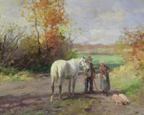 Encounter on the Way to the Field von Thomas Ludwig Herbst