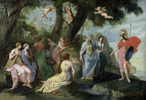 Minerva with the Muses  von Jacques Stella