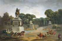 The Entrance to the Tuileries from the Place Louis XV in Paris by Jacques Philippe Joseph de Saint-Quentin