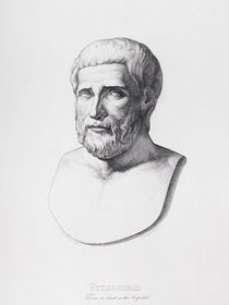 Portrait of Pythagoras  von C.C Perkins