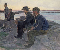 On the Rocks at Fiskebackskil by Carl Wilhelm Wilhelmson