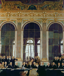 The Treaty of Versailles by Sir William Orpen