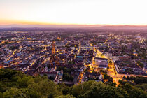 Blick vom Schlossberg auf Freiburg im Breisgau von dieterich-fotografie