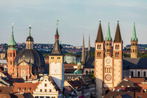Altstadt von Würzburg mit dem Neumünster und Dom von dieterich-fotografie