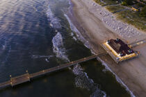 Luftbildaufnahme Seebrücke Ahlbeck auf Usedom von dieterich-fotografie