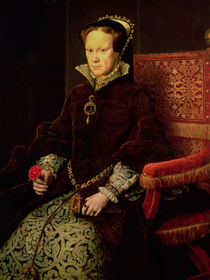 Queen Mary I  by Sir Anthonis van Dashorst Mor