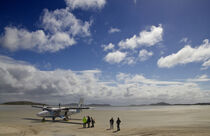 Barra Airport Outer Hebrides Scotland by Jonathan Mitchell