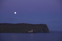 Moonrise Isle of Noss Shetland Islands Scotland by Jonathan Mitchell