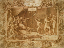 The Calumny of Apelles by Federico or Zuccaro Zuccari