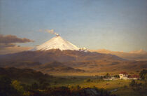 Painting of Cotopaxi Volcano, Ecuador by John Mitchell