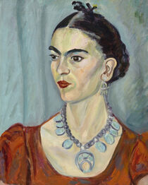 Portrait of Frida Kahlo von John Mitchell