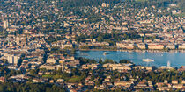 Blick vom Uetliberg auf Zürich in der Schweiz by dieterich-fotografie