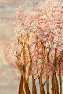 The cherry blossom by Myungja Anna Koh