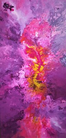 purple-pink fantasytree by niciblacksun