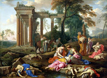 The Death of the Children of Bethel von Laurent de La Hyre