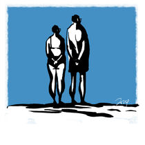 Couple on the Beach von Joanna Hegemann