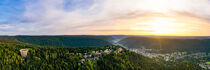 Panorama Luftbildaufnahme Bad Wildbad im Schwarzwald von dieterich-fotografie