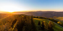 Blick vom Schauinsland im Schwarzwald bei Sonnenaufgang von dieterich-fotografie