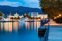 Hafen und das Kunsthaus in Bregenz am Bodensee von dieterich-fotografie