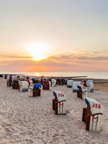 Strandkörbe in Cuxhaven-Duhnen an der Nordsee von dieterich-fotografie