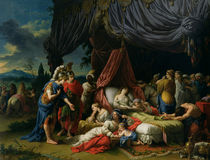 The Death of the Wife of Darius III  by Louis Jean Francois I Lagrenee