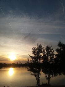 Sonnenuntergang am See von Rena Rady