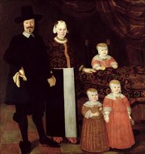 Portrait of a Hamburg Family by Hamburg Master