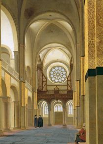 Interior of the Marienkirche in Utrecht by Pieter Jansz Saenredam