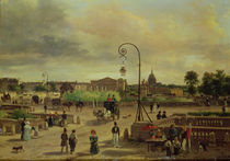 La Place de la Concorde in 1829  by Guiseppe Canella