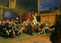 Evening in the Studio with my Students by Sir Hubert von Herkomer