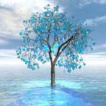 Crystal Blue Tree von Matthew  Lacey