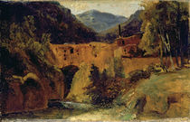 Mill in the valley near Amalfi von Karl Blechen