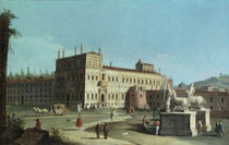 View of the Palazzo del Quirinale von Michele Marieschi