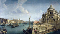 Entrance to the Grand Canal and Santa Maria della Salute by Michele Marieschi