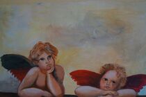 2 Engel eines berühmten Malers  by babetts-bildergalerie