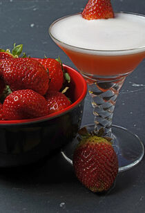 Gin Erdbeere Eiweiß Cocktail by babetts-bildergalerie