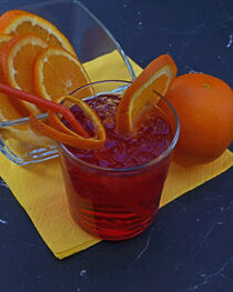 Bitterlikör Gin Orange Cocktail by babetts-bildergalerie