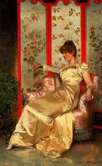 Lady Reading  by Joseph Frederick Charles Soulacroix