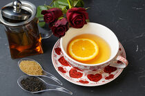 Schwarzer Tee mit Orange von babetts-bildergalerie