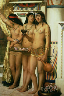 Pharaoh's Handmaidens  von John Collier