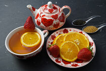 Schwarzer Tee mit Erdbeere und Orange von babetts-bildergalerie