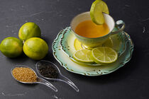 Schwarzer Tee mit Limette von babetts-bildergalerie